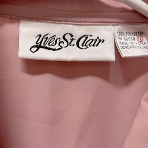 Yves St Clair vintage 80s polyester blouse
